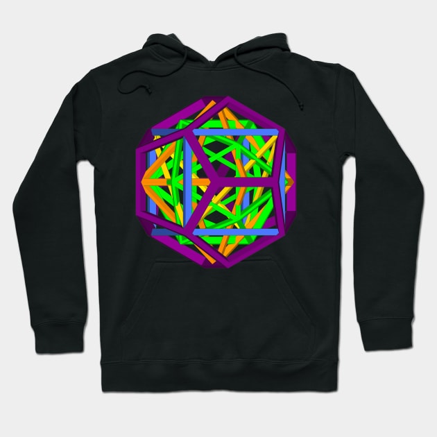 Gmtrx Seni Lawal nested Platonic solids Hoodie by Seni Lawal